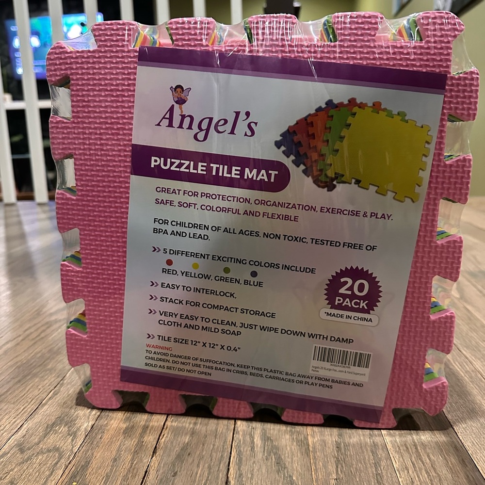 Angel's Puzzle Tile Mat - Multicolor